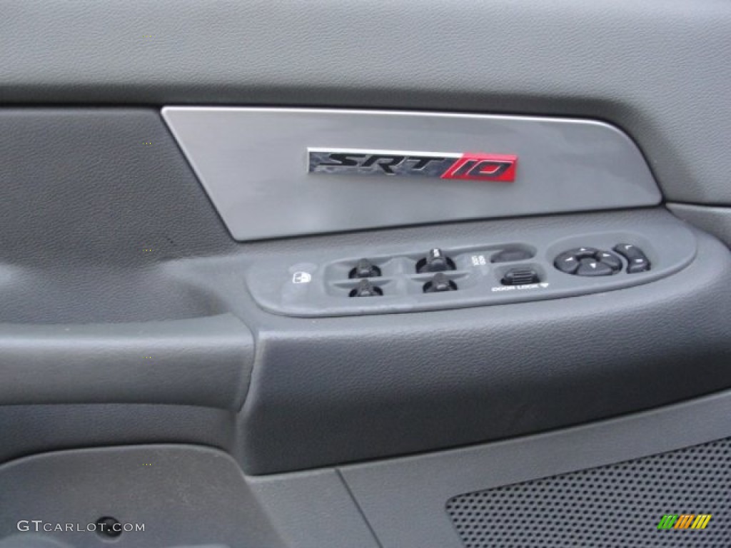 2006 Ram 1500 SRT-10 Quad Cab - Inferno Red Crystal Pearl / Medium Slate Gray photo #27