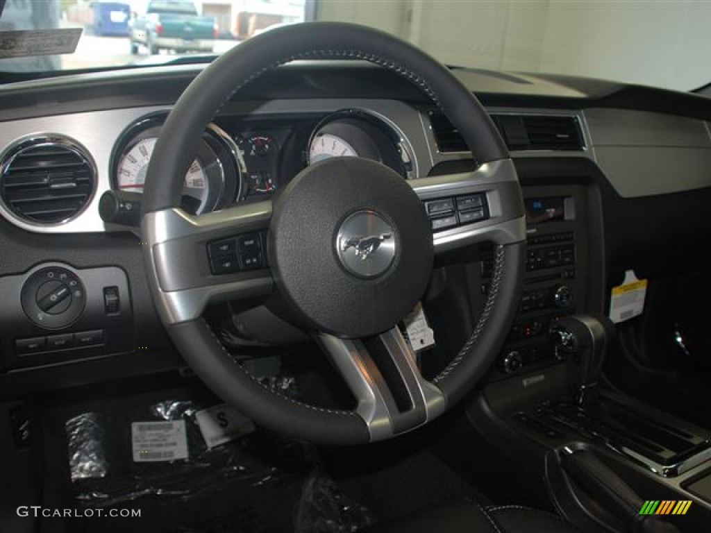 2012 Mustang V6 Premium Coupe - Sterling Gray Metallic / Charcoal Black photo #13