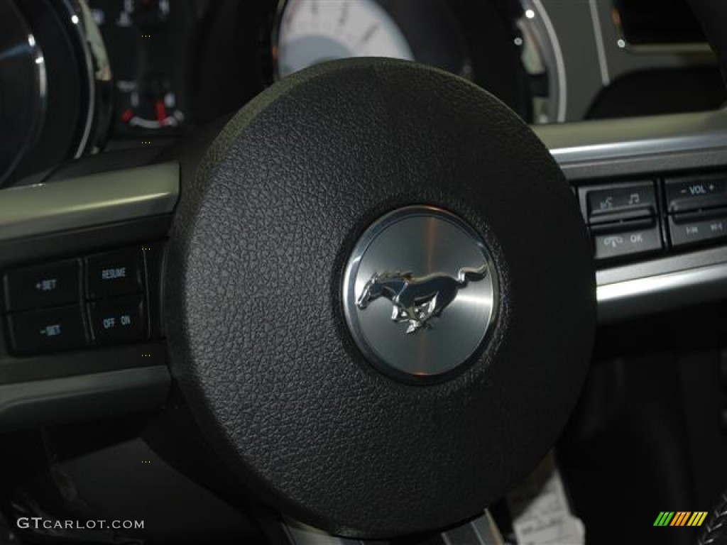 2012 Mustang V6 Premium Coupe - Sterling Gray Metallic / Charcoal Black photo #14