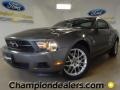 2012 Sterling Gray Metallic Ford Mustang V6 Premium Coupe  photo #1