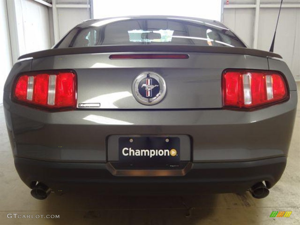 2012 Mustang V6 Premium Coupe - Sterling Gray Metallic / Charcoal Black photo #7