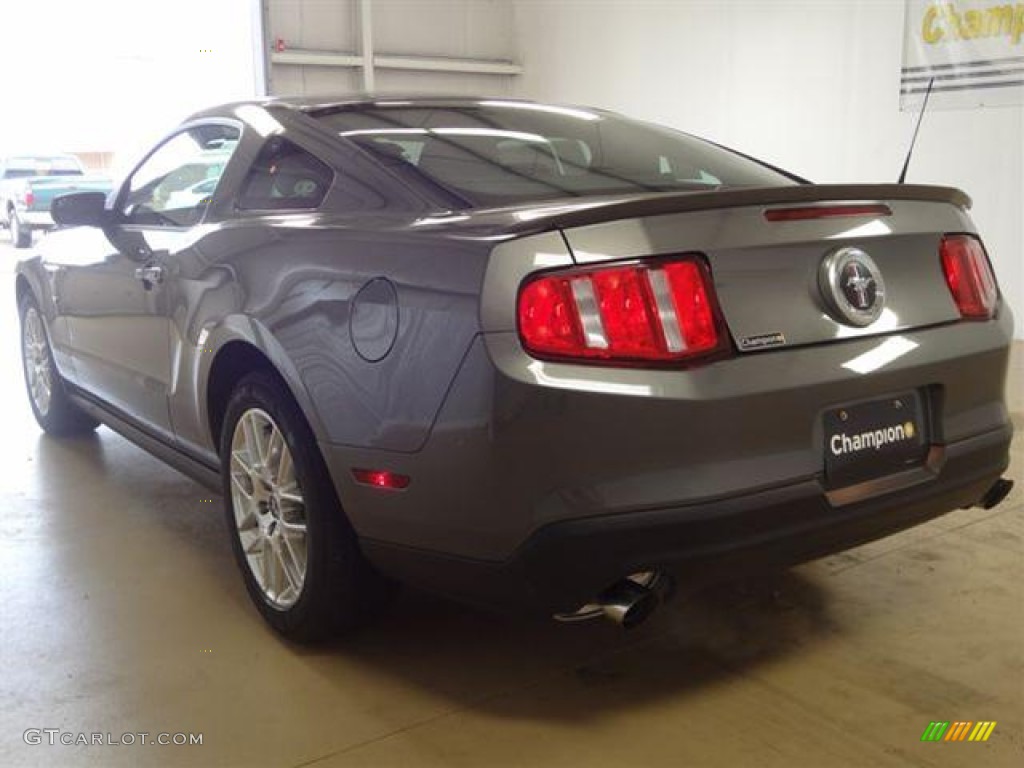 2012 Mustang V6 Premium Coupe - Sterling Gray Metallic / Charcoal Black photo #8