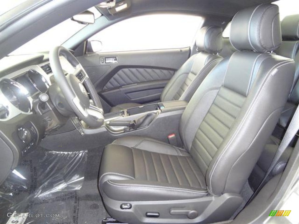 2012 Mustang V6 Premium Coupe - Sterling Gray Metallic / Charcoal Black photo #11