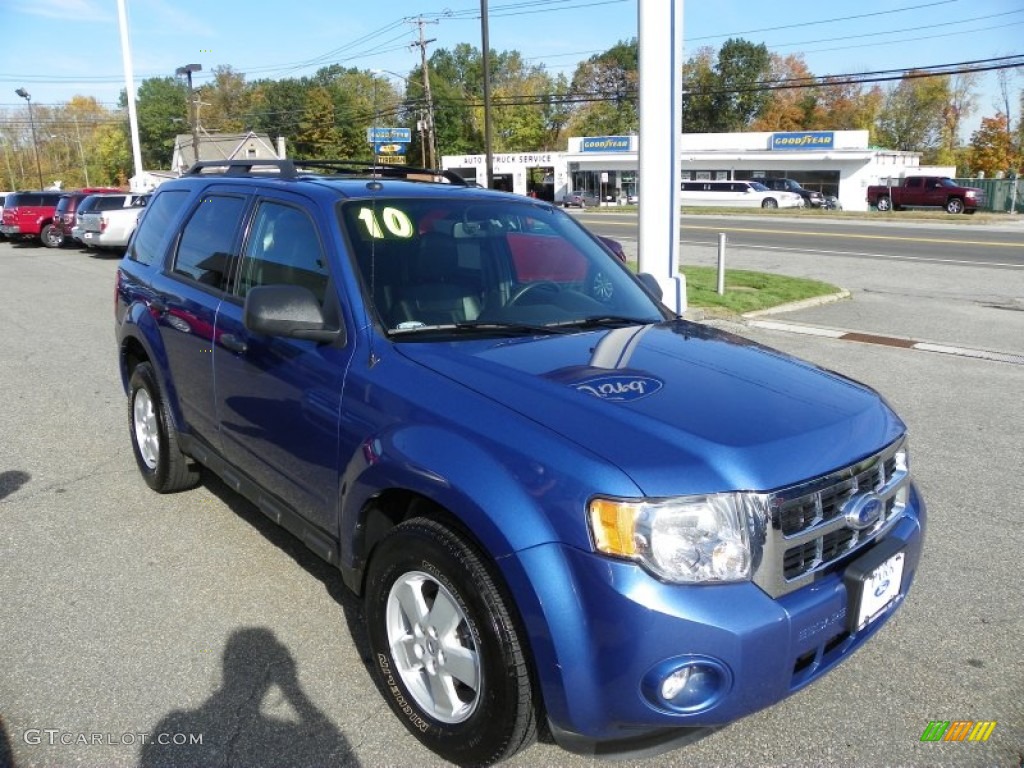 2010 Escape XLT 4WD - Sport Blue Metallic / Charcoal Black photo #7