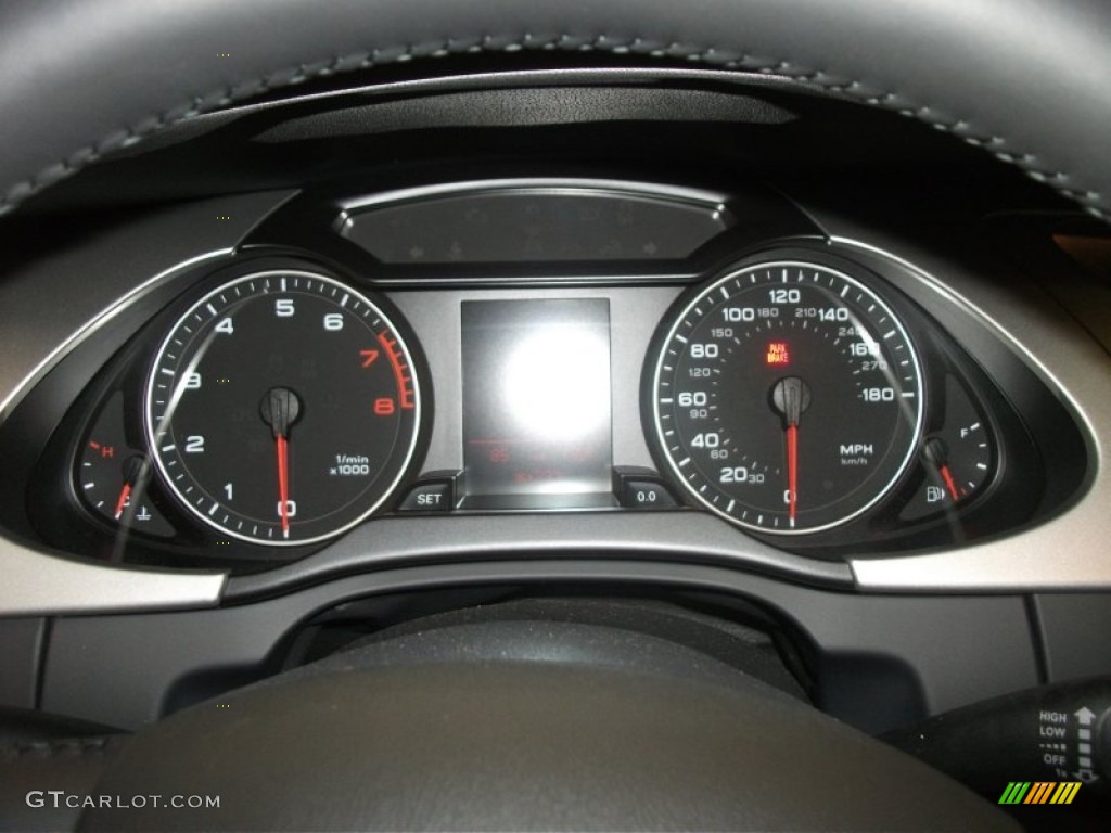 2012 Audi A4 2.0T quattro Sedan Gauges Photos
