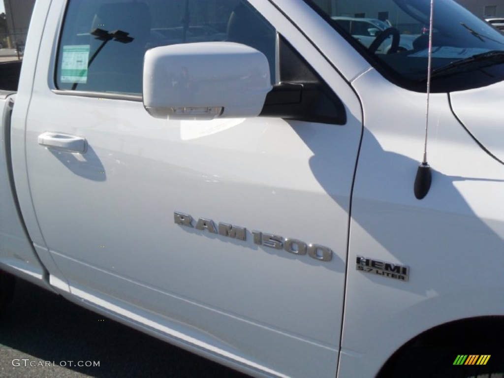2012 Ram 1500 Sport R/T Regular Cab - Bright White / Dark Slate Gray photo #19