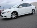 Taffeta White - Civic LX Sedan Photo No. 2