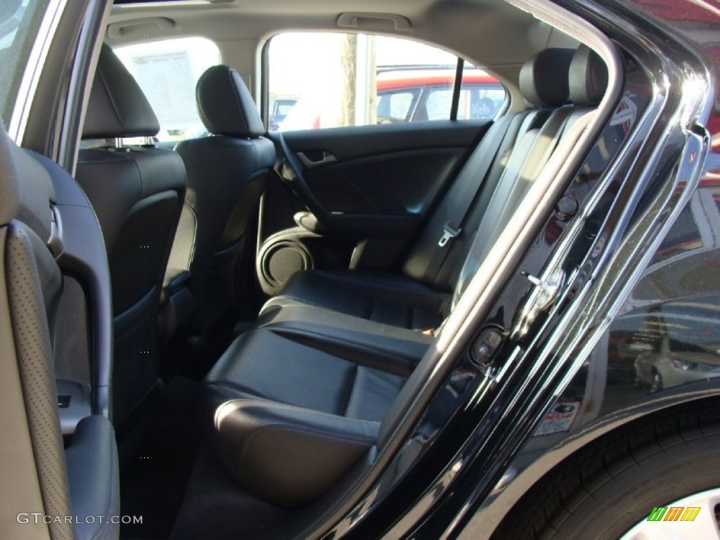 2010 TSX Sedan - Crystal Black Pearl / Ebony photo #8