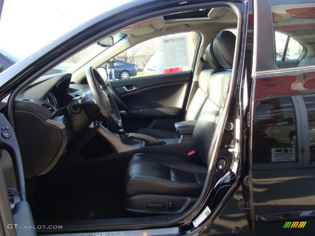 2010 TSX Sedan - Crystal Black Pearl / Ebony photo #10