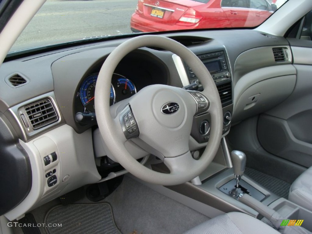 2009 Forester 2.5 X Premium - Newport Blue Pearl / Platinum photo #12