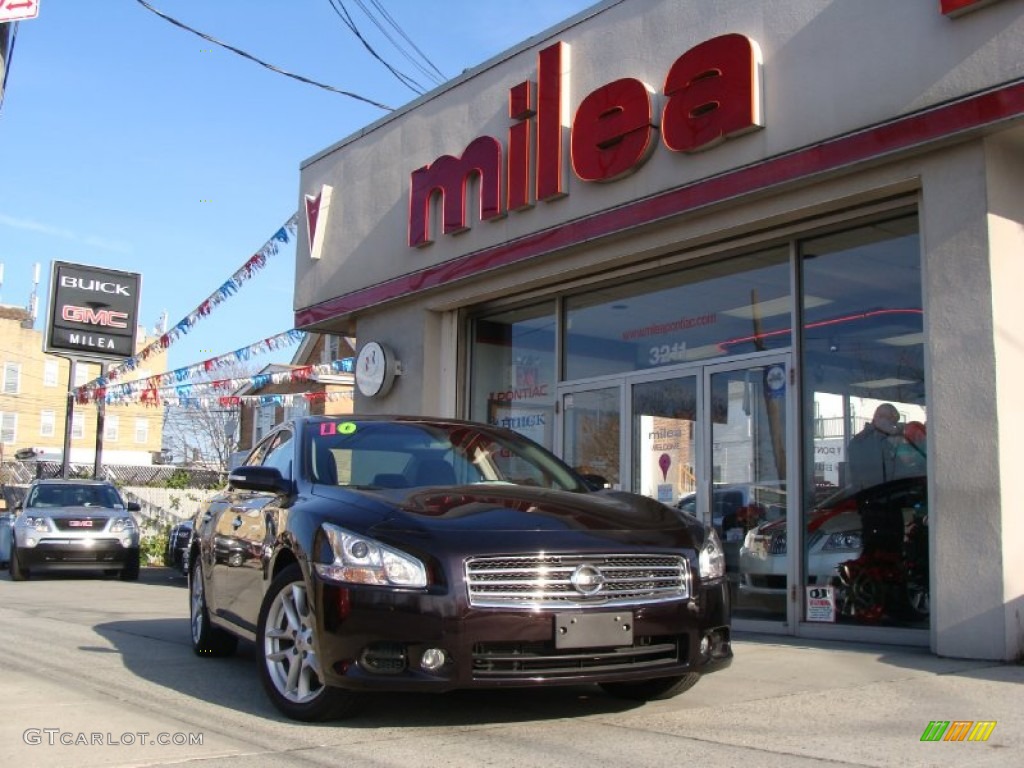 Crimson Black Nissan Maxima