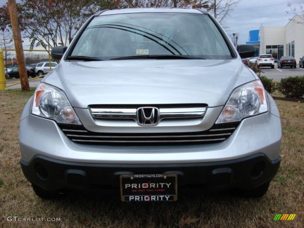 2009 CR-V EX - Alabaster Silver Metallic / Gray photo #9