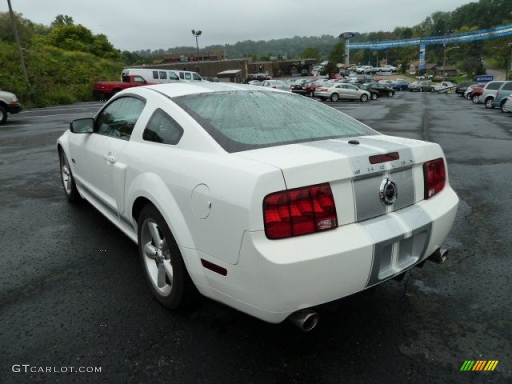 2007 Mustang Shelby GT Coupe - Performance White / Light Graphite photo #4
