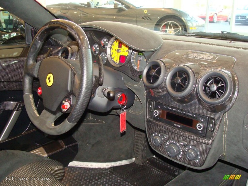 2009 Ferrari F430 Scuderia Coupe Charcoal Dashboard Photo #57806162