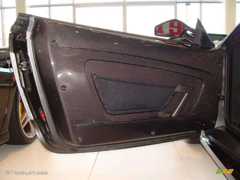 2009 Ferrari F430 Scuderia Coupe Charcoal Door Panel Photo #57806177