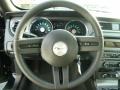 Charcoal Black 2011 Ford Mustang GT Premium Convertible Steering Wheel