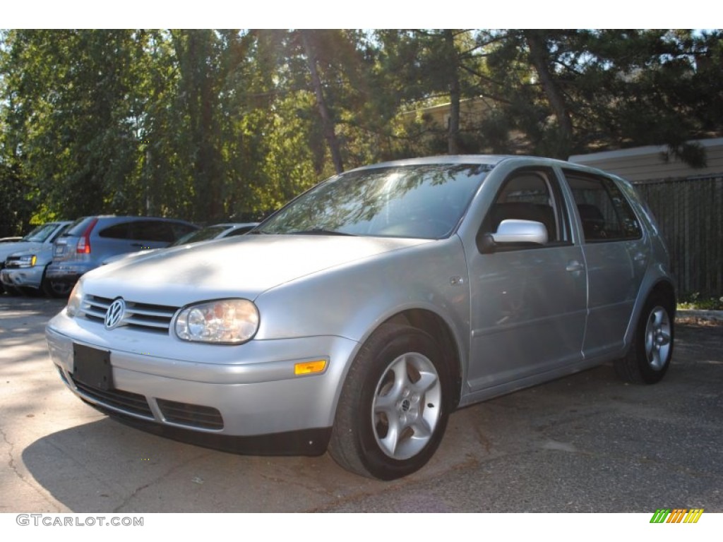 2003 Golf GL 4 Door - Reflex Silver / Black photo #1