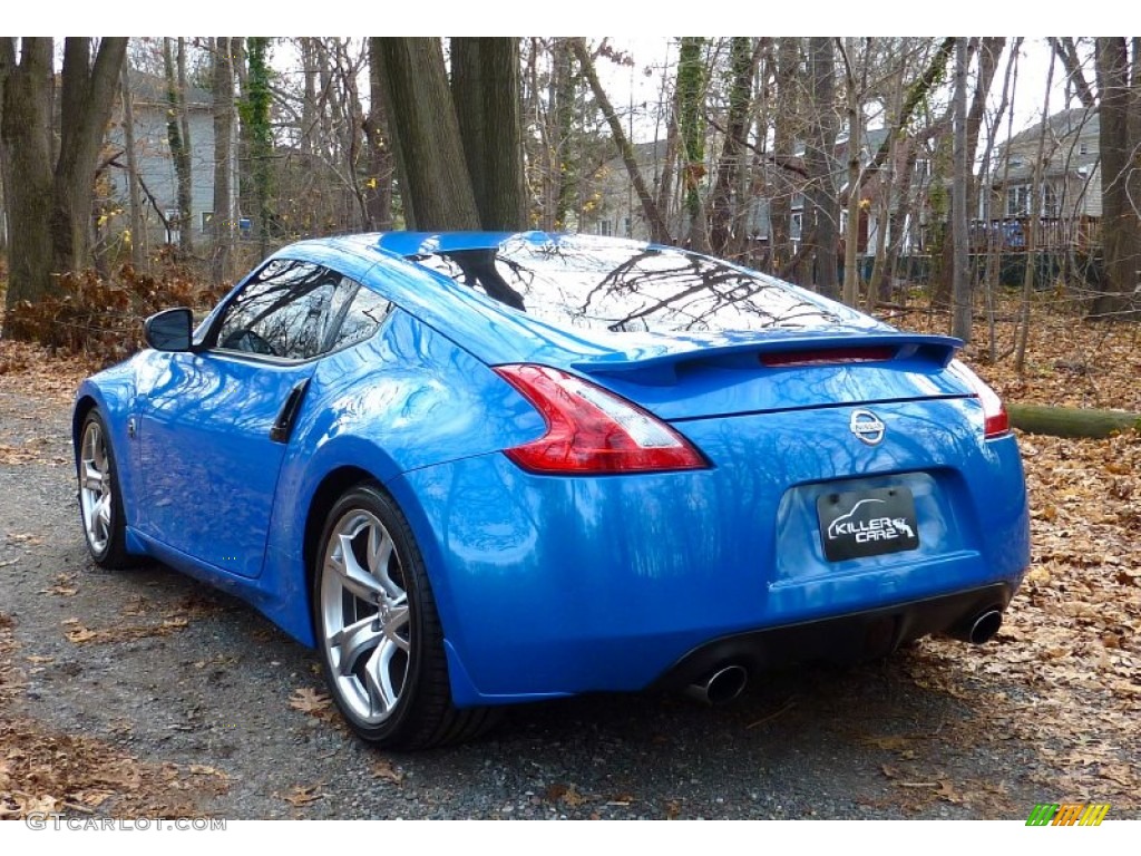 2009 370Z Sport Touring Coupe - Monterey Blue / Gray Leather photo #5