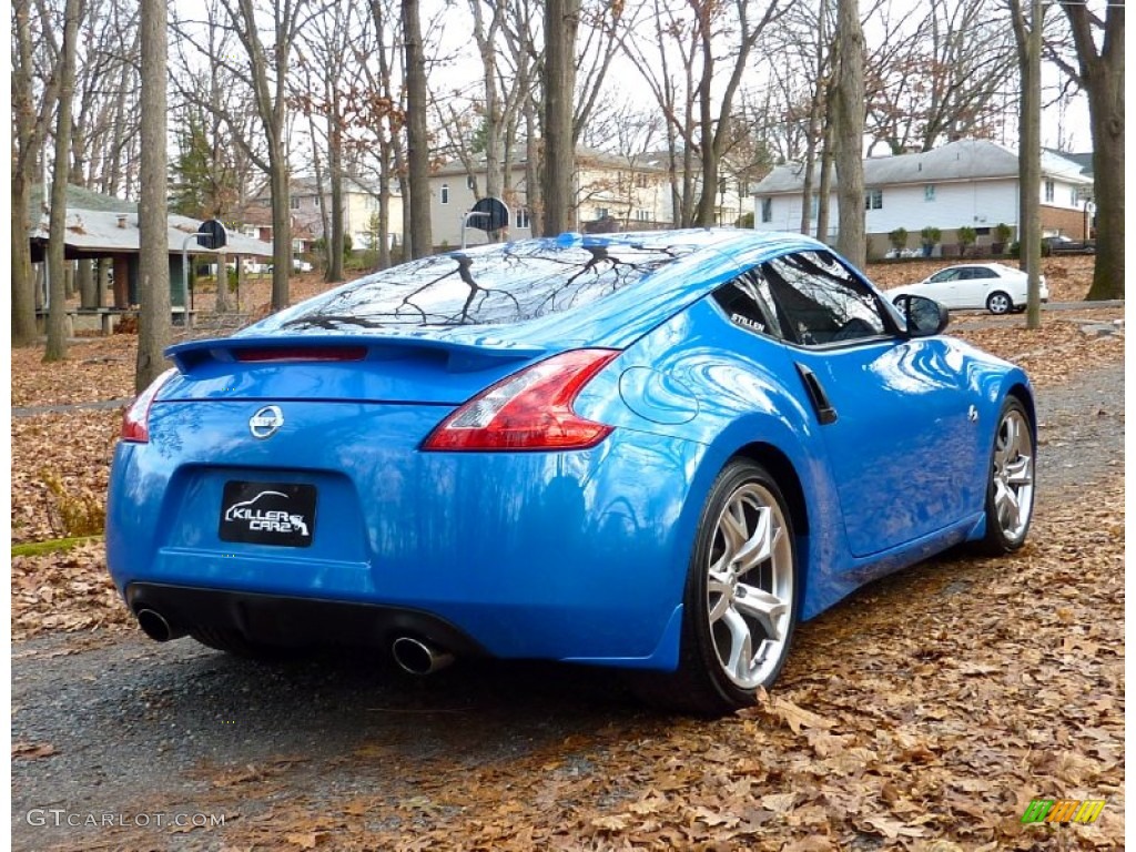 2009 370Z Sport Touring Coupe - Monterey Blue / Gray Leather photo #7