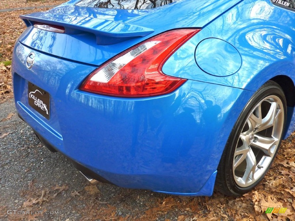 2009 370Z Sport Touring Coupe - Monterey Blue / Gray Leather photo #31