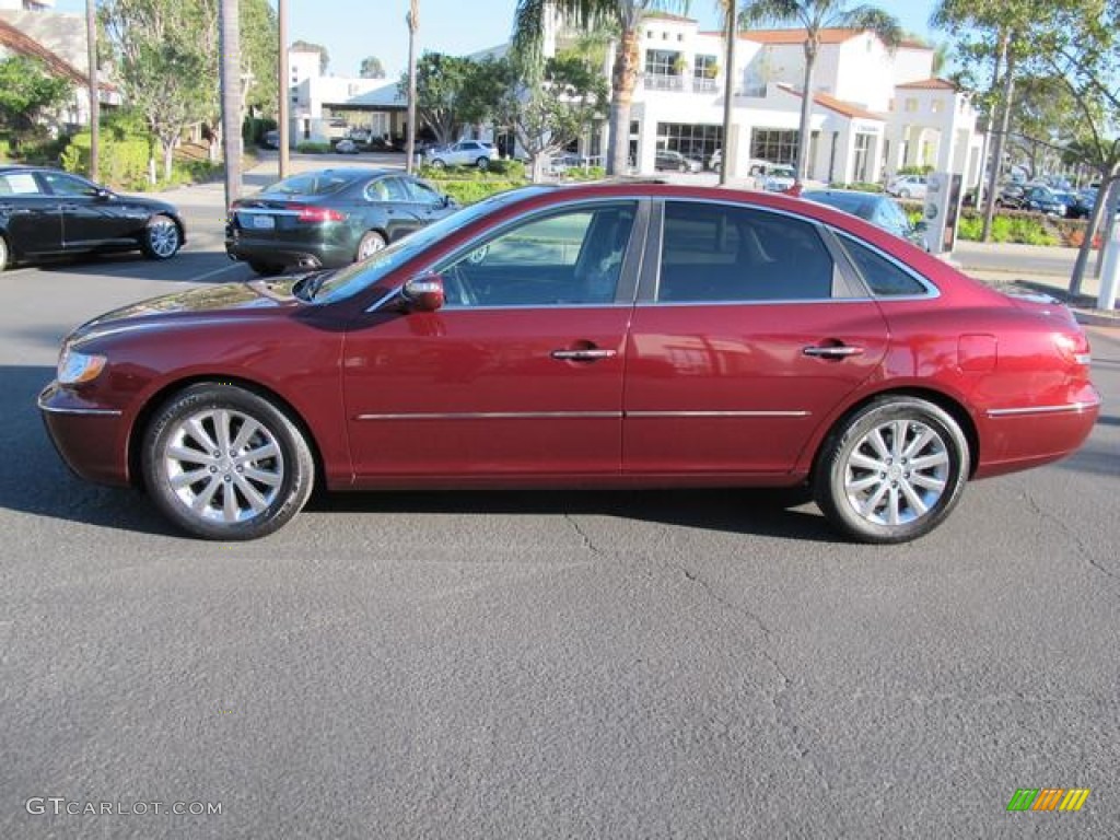 Crimson Red Pearl 2009 Hyundai Azera Limited Exterior Photo #57809975