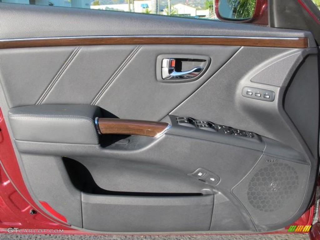 2009 Hyundai Azera Limited Black Door Panel Photo #57810020