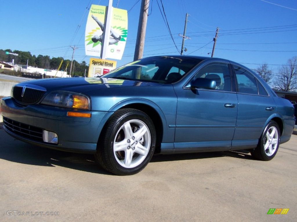 Aqua Blue Metallic 2002 Lincoln LS V8 Exterior Photo #57810098