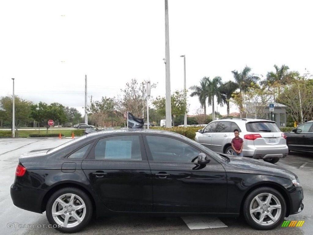 Brilliant Black 2009 Audi A4 2.0T Sedan Exterior Photo #57810248