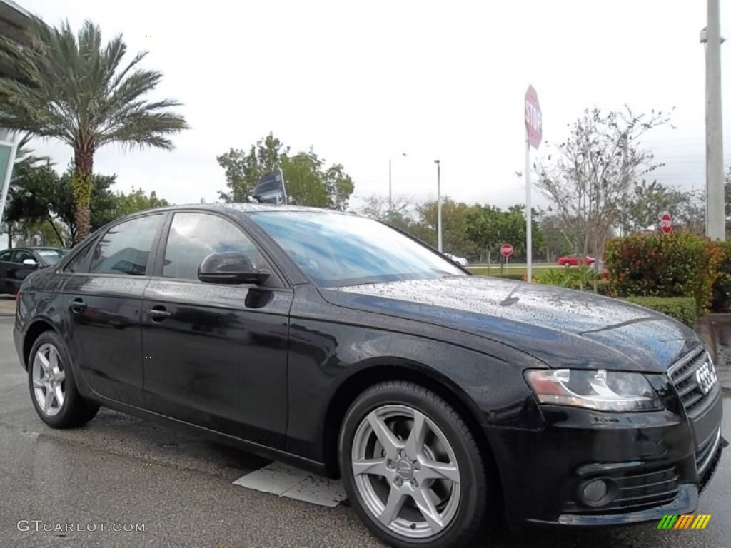 Brilliant Black 2009 Audi A4 2.0T Sedan Exterior Photo #57810263
