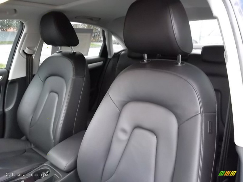 Black Interior 2009 Audi A4 2.0T Sedan Photo #57810305