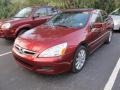 2006 Redondo Red Pearl Honda Accord EX-L V6 Sedan  photo #4