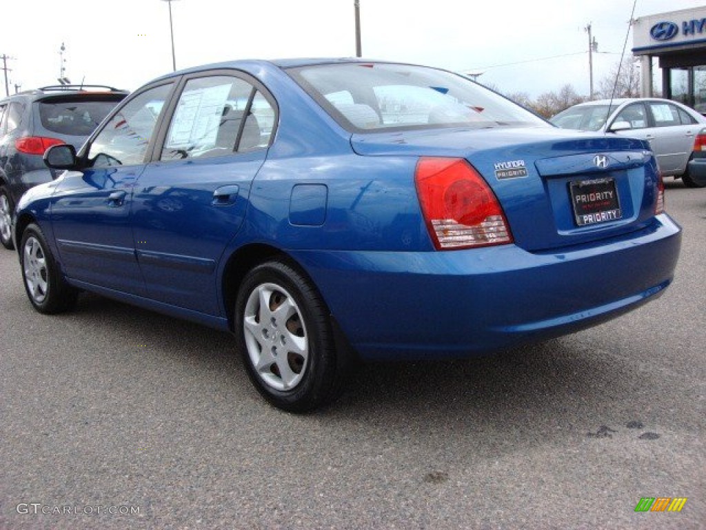 2006 Elantra GLS Sedan - Tidal Wave Blue / Gray photo #4