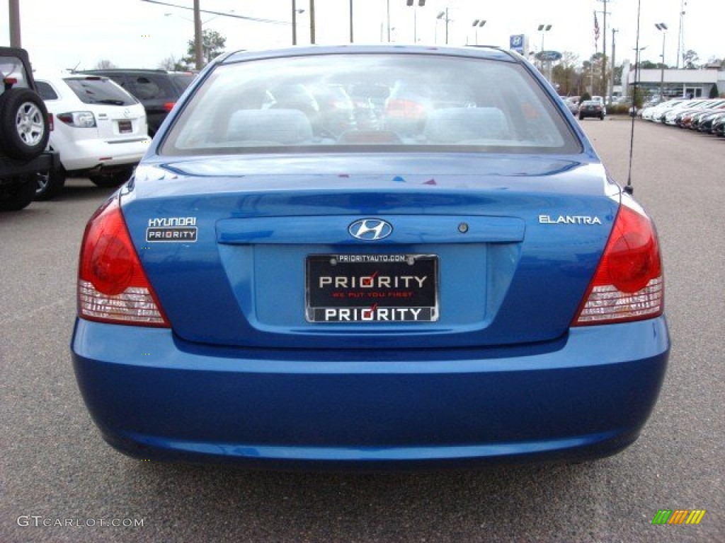 2006 Elantra GLS Sedan - Tidal Wave Blue / Gray photo #5