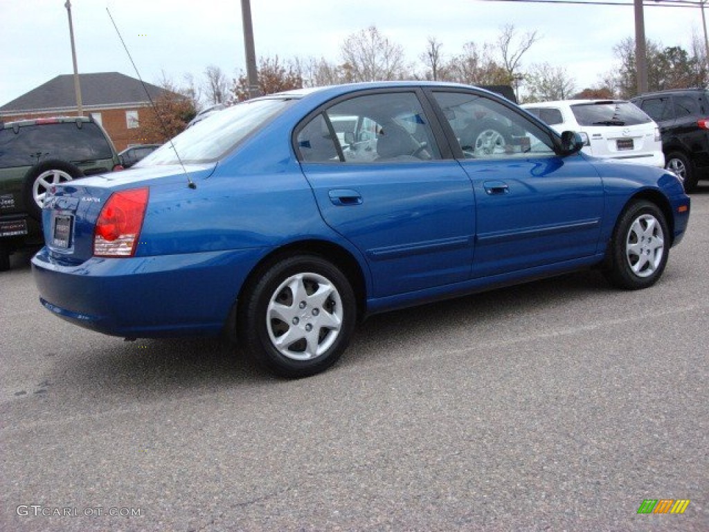 2006 Elantra GLS Sedan - Tidal Wave Blue / Gray photo #6