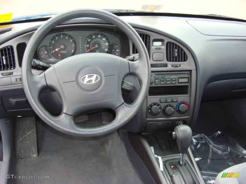 2006 Elantra GLS Sedan - Tidal Wave Blue / Gray photo #12
