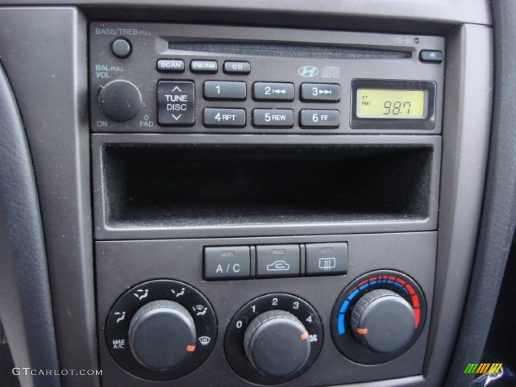 2006 Elantra GLS Sedan - Tidal Wave Blue / Gray photo #16