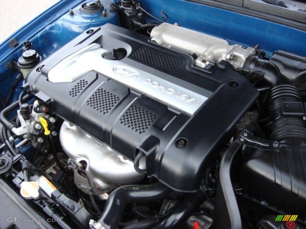 2006 Elantra GLS Sedan - Tidal Wave Blue / Gray photo #21
