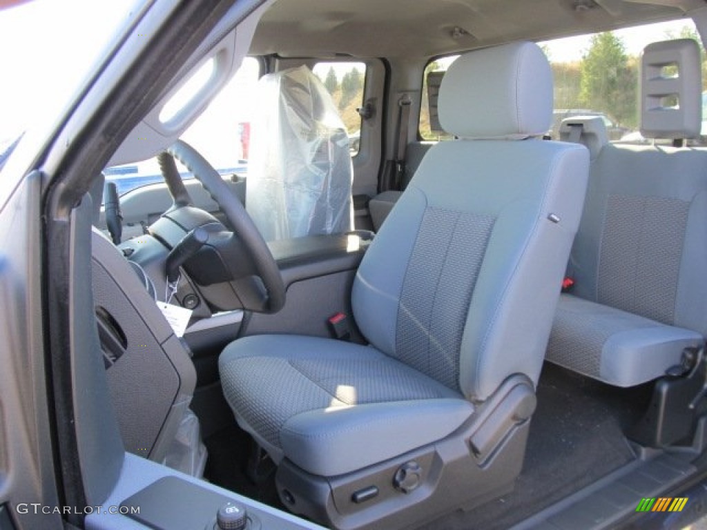 Steel Interior 2012 Ford F350 Super Duty XLT SuperCab 4x4 Photo #57811670