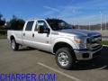 2012 Ingot Silver Metallic Ford F350 Super Duty XLT Crew Cab 4x4  photo #1