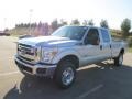2012 Ingot Silver Metallic Ford F350 Super Duty XLT Crew Cab 4x4  photo #8