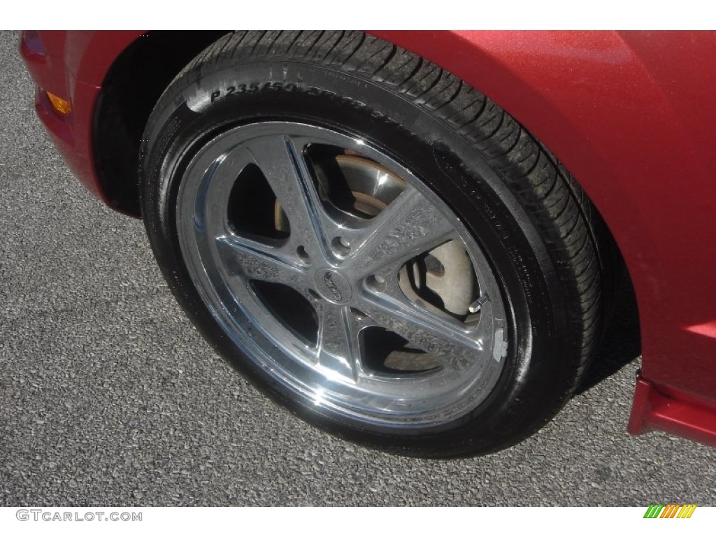 2006 Mustang V6 Deluxe Coupe - Redfire Metallic / Dark Charcoal photo #10