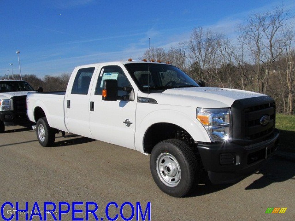 2012 F350 Super Duty XL Crew Cab 4x4 - Oxford White / Steel photo #1