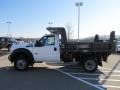 Oxford White - F550 Super Duty XL Regular Cab 4x4 Dump Truck Photo No. 9