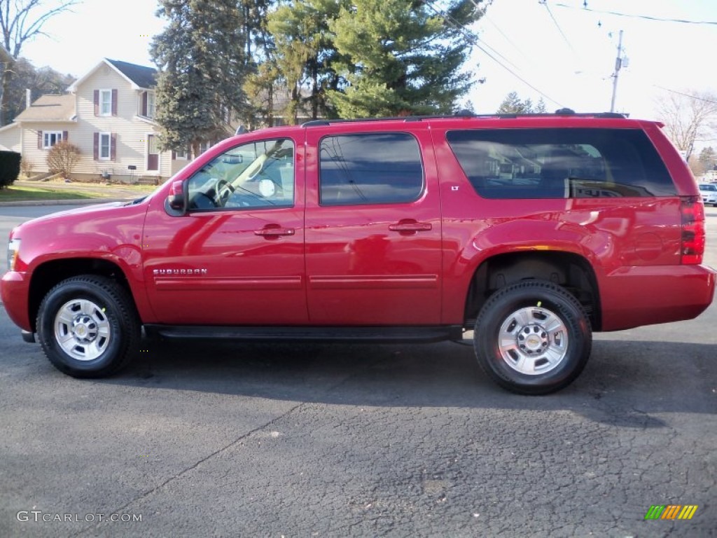 Crystal Red Tintcoat 2012 Chevrolet Suburban 2500 LT Exterior Photo #57813017