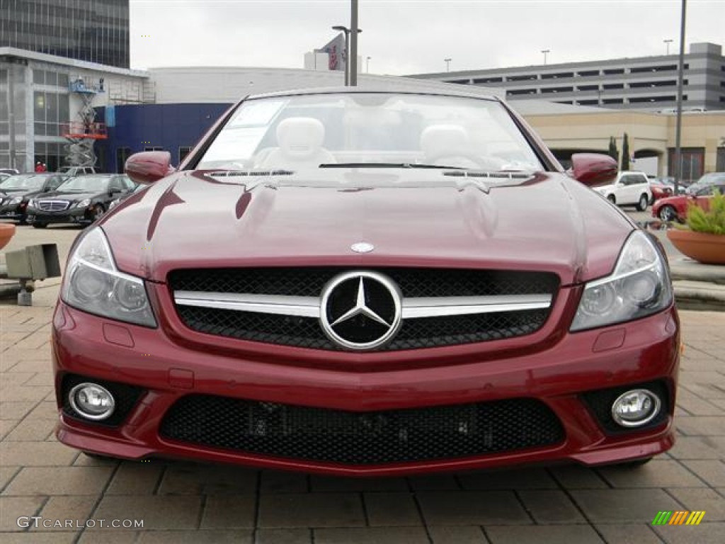 2011 SL 550 Roadster - Storm Red Metallic / Natural Beige photo #2