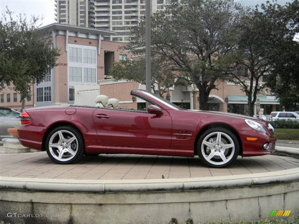 Storm Red Metallic 2011 Mercedes-Benz SL 550 Roadster Exterior Photo #57813608