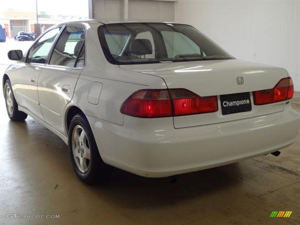 2000 Accord EX V6 Sedan - Taffeta White / Ivory photo #6