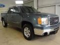 2008 Stealth Gray Metallic GMC Sierra 1500 SLT Crew Cab  photo #3