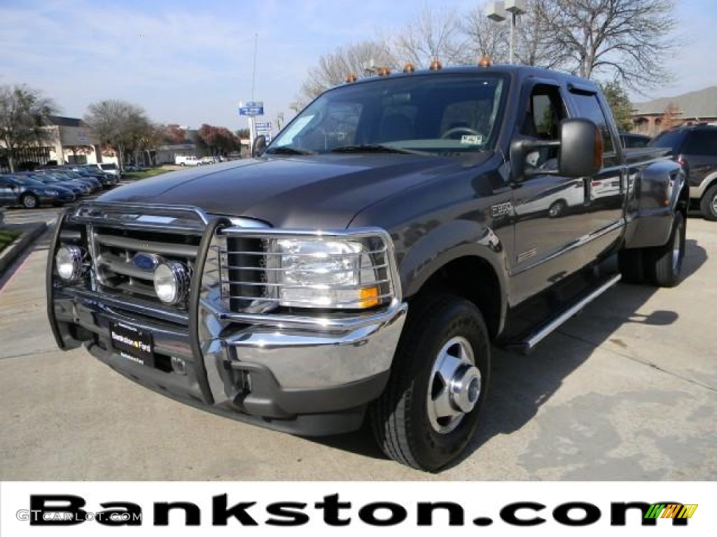 2004 F350 Super Duty FX4 Crew Cab 4x4 Dually - Dark Shadow Grey Metallic / Medium Flint photo #1