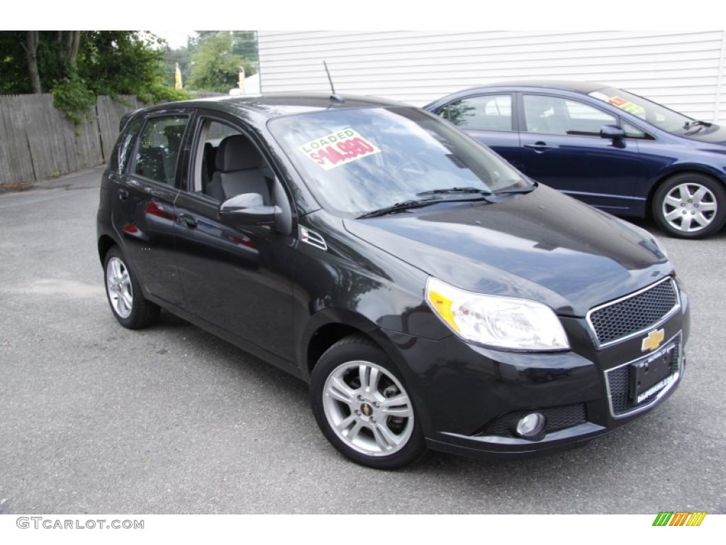 Black Granite Metallic 2009 Chevrolet Aveo Aveo5 LT Exterior Photo #57815588